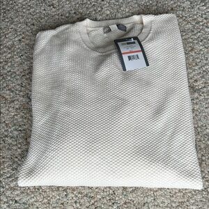 Joseph Abboud Men's Off-White Crewneck Sweater